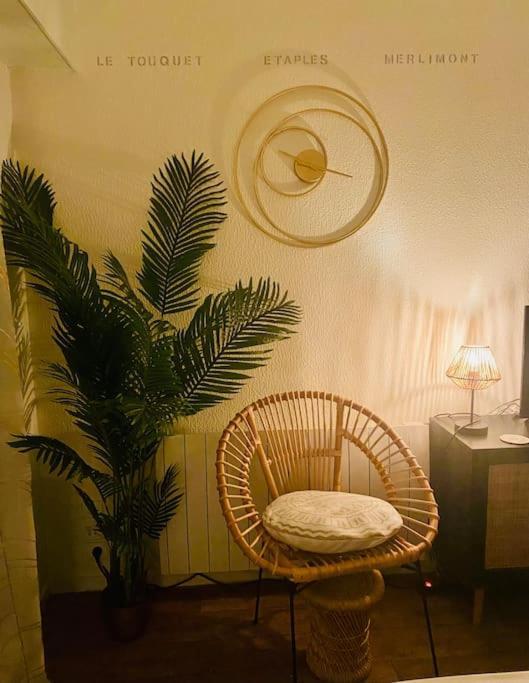 Studio Entre Mer Et Dunes Avec Balcon Vue Laterale Mer 50M Plage Pour 3 Pers Wifi Menage Compris Fort-Mahon-Plage Esterno foto
